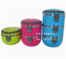 【不銹鋼彩色塑鋼飯盒】價格,廠家,圖片,彩塘凱迪克不銹鋼制品廠-中國行業(yè)信息網(wǎng)